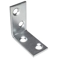 Уголок мебельный 30х30х15 мм, 4 отверстия, цинк /50/ Уголок мебельный 30х30х15 мм, 4 отверстия, цинк /50/