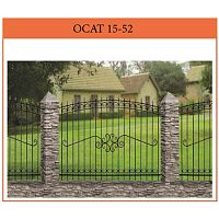 Секция забора ОСАТ 15-52; 15-15-52 (От 1 до 1,6 м) (цена за м2) Секция забора ОСАТ 15-52; 15-15-52 (От 1 до 1,6 м) (цена за м2)