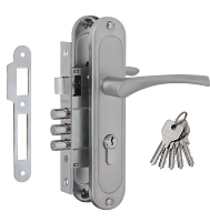 Замок врезной 710-62 мм (мат.хром) 16983 Замок врезной 710-62 мм (мат.хром) 16983