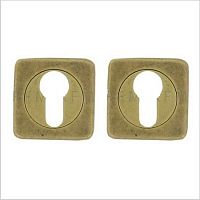 Ниж.квадр.розетки под евроцилиндр CYL/ZER.FY.26 антич.латунь,к ручке "ЛУКА" Ниж.квадр.розетки под евроцилиндр CYL/ZER.FY.26 антич.латунь,к ручке "ЛУКА"