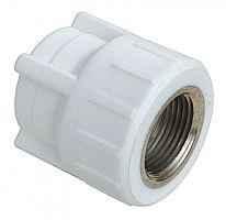 Муфта комбинированная d=25х3/4", внутренняя резьба (F), AQuapipe, 03575 /140/20/ Муфта комбинированная d=25х3/4", внутренняя резьба (F), AQuapipe, 03575 /140/20/