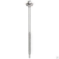 Саморез для сэндвич-панелей, сверло, цинк 6,3/5,5х130 с шайбой ЕРОМ, РТ5 /10/ Саморез для сэндвич-панелей, сверло, цинк 6,3/5,5х130 с шайбой ЕРОМ, РТ5 /10/