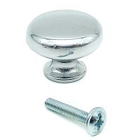 Ручка-кнопка мебельная d=29 мм, хром, 14 ZY, 128-174 /80/800/*** Ручка-кнопка мебельная d=29 мм, хром, 14 ZY, 128-174 /80/800/***