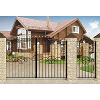 Ворота Дачные арочные 3.42*2.35 Ворота Дачные арочные 3.42*2.35