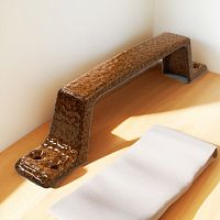 Ручка-скоба дверная РС-100-С антик темный дуб   (50/200)