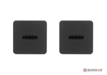 Комплект накладок BORDER 157-SG Черный 68023 Комплект накладок BORDER 157-SG Черный 68023