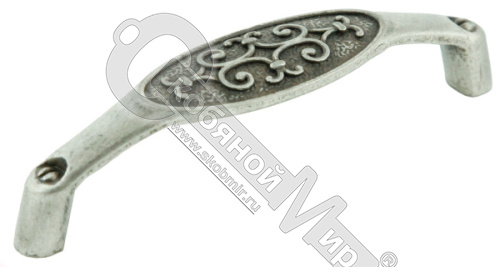 Ручка-скоба черный старинный цинк Boyard, RS413 BAZ/096***