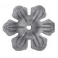 Цветок штампованный 65х65х3 мм 19-3060 Цветок штампованный 65х65х3 мм 19-3060
