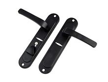 Ручки на планке S-Locked 142-232-R BL черный матовый правые 122467 (20) Ручки на планке S-Locked 142-232-R BL черный матовый правые 122467 (20)