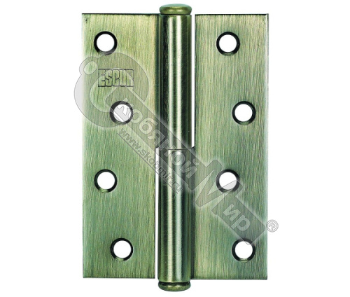 Петля 100х70х2,5 мм AВ L (левая), ESCUR, 1007*** Петля 100х70х2,5 мм AВ L (левая), ESCUR, 1007***