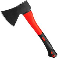 Топор 1000 г кованый с фиберглассовой рукояткой 380 мм (общий вес 1200 г), MIRAX, 20601-10_z02 Топор 1000 г кованый с фиберглассовой рукояткой 380 мм (общий вес 1200 г), MIRAX, 20601-10_z02
