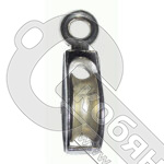 Блок одинарный металлический 8мм/30-32мм /1/ фото 2 Блок одинарный металлический 8мм/30-32мм /1/ фото 2