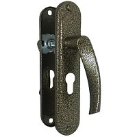 Ручка на планке РДП 2-023- 55Ц-АБ- антик бронза,цилиндр  /15/  (М)