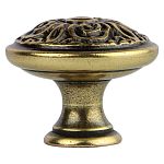 Ручка кнопка классика античная бронза, 15.352.01.12 Ручка кнопка классика античная бронза, 15.352.01.12