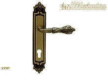 Дверная ручка на пластине MELODIA 229 Cyl МАТОВАЯ БРОНЗА 00000213 Дверная ручка на пластине MELODIA 229 Cyl МАТОВАЯ БРОНЗА 00000213