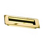 Ручка врезная современная классика 96 мм глянц. золото BRASS, EMBUT96-12 Ручка врезная современная классика 96 мм глянц. золото BRASS, EMBUT96-12