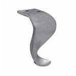 Опора мебельная старое серебро Brass, 5080.0150.016 Опора мебельная старое серебро Brass, 5080.0150.016