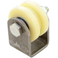 Ролик капролон d=50 мм под полосу на платформе, К2522 Ролик капролон d=50 мм под полосу на платформе, К2522