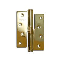 Петля левая 100х75-UP-G-L Apecs, золото 00011832 Петля левая 100х75-UP-G-L Apecs, золото 00011832