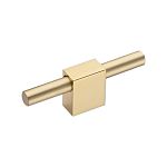 8964 0100 GL-BB Ручка кнопка модерн, глянцевое золото/матовое золото 16 мм BRASS 8964 0100 GL-BB Ручка кнопка модерн, глянцевое золото/матовое золото 16 мм BRASS