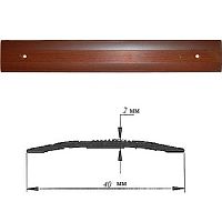 Порог АЛ-125-С 1,35м ВИШНЯ , Стык алюминевый , 40 мм Порог АЛ-125-С 1,35м ВИШНЯ , Стык алюминевый , 40 мм