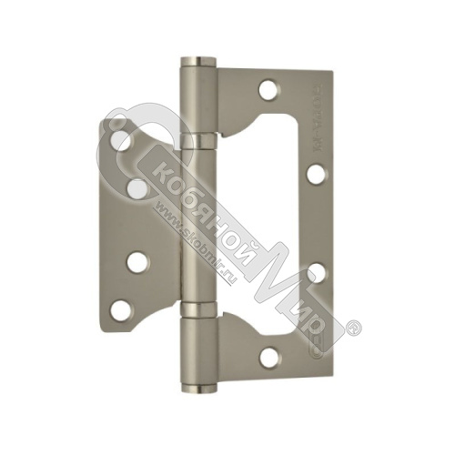 Петля наклад унив без врезки ECO "Н-М" 800 мат.хром (100*75*2,5) 15529