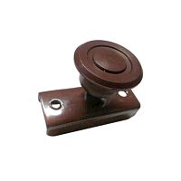 Опора регулируемая М8 П-обр. с металл. скобой п/плиту 16 мм и пяткой d=27 мм, коричневый, 12100 Опора регулируемая М8 П-обр. с металл. скобой п/плиту 16 мм и пяткой d=27 мм, коричневый, 12100