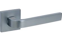 Ручки дверные на тонкой розетке ALTO A-75-40 M.CHROME матовый хром BUSSARE Ручки дверные на тонкой розетке ALTO A-75-40 M.CHROME матовый хром BUSSARE