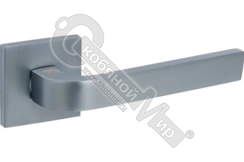 Ручки дверные на тонкой розетке ALTO A-75-40 M.CHROME матовый хром BUSSARE