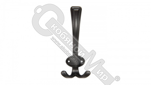 Крючок 3-х рожковый LORD, старинный черный, Boyard,  К306 ABL 