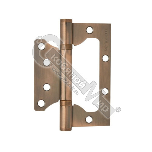 Петля универсальная накладная 800-4" FHP-ЕСО-STD (матовый никель) без колп.(100х75х2,5) 15529 Петля универсальная накладная 800-4" FHP-ЕСО-STD (матовый никель) без колп.(100х75х2,5) 15529