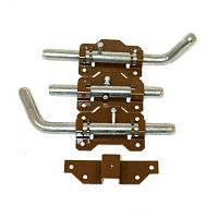 Засов гаражный КГЗ-018 КМН коричн.металлик с цинком Засов гаражный КГЗ-018 КМН коричн.металлик с цинком