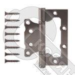 Петля накладная Code Deco 100*75*2,5-B2-GRF 00030171/графит фото 2 Петля накладная Code Deco 100*75*2,5-B2-GRF 00030171/графит фото 2