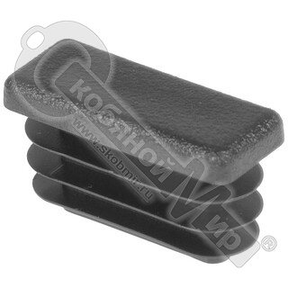 Заглушка пластиковая 10х30 черная ILR30x10 Заглушка пластиковая 10х30 черная ILR30x10