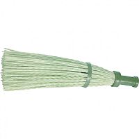 Метла полипропиленовая, 140х310 мм, круглая, с фиксирующим ободом, без черенка, Сибртех, 63206 Метла полипропиленовая, 140х310 мм, круглая, с фиксирующим ободом, без черенка, Сибртех, 63206