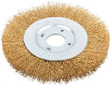 Корщетка-колесо 125 мм, стальная латунированная проволока Корщетка-колесо 125 мм, стальная латунированная проволока
