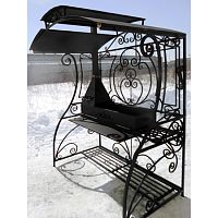 Мангал "Узорный с трубой" (разборный) Мангал "Узорный с трубой" (разборный)