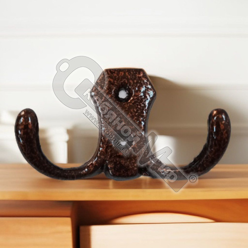 Крючок мебельный малый антик медный, (25), КМ-2