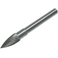 Шарошка (борфреза) карбидная по металлу, сфероконическая заостренная, штифт 6 мм, Профи, 36594 Шарошка (борфреза) карбидная по металлу, сфероконическая заостренная, штифт 6 мм, Профи, 36594