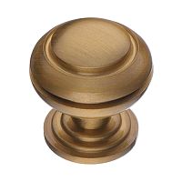 0712-007 Ручка кнопка латунь, современная классика, матовое золото BRASS 0712-007 Ручка кнопка латунь, современная классика, матовое золото BRASS