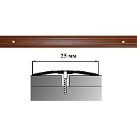 Порог АЛ-163-С 1,8м ЭФФЕКТ ДЕРЕВА светлый бархат, Стык алюминевый узкий, 25 мм Порог АЛ-163-С 1,8м ЭФФЕКТ ДЕРЕВА светлый бархат, Стык алюминевый узкий, 25 мм