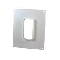 Площадка торцевая для плоских каналов 110х55 мм (горизонтальная), пластмассовая, ПТПГ 55х110 Площадка торцевая для плоских каналов 110х55 мм (горизонтальная), пластмассовая, ПТПГ 55х110