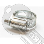 Хомут червячный 60-80 мм ширина 9 мм W1 оцинковка /5/ фото 2 Хомут червячный 60-80 мм ширина 9 мм W1 оцинковка /5/ фото 2