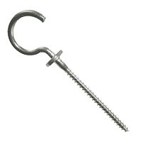 Металлический крюк, полукольцо с шайбой (упором) KEW RH 7,0х95, цинк Металлический крюк, полукольцо с шайбой (упором) KEW RH 7,0х95, цинк