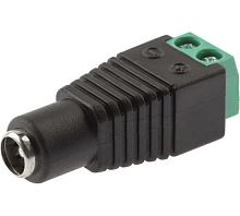 Разъем гнездо DC питания 2. 1х5 с клеммной колодкой. ЭРА R-DC04 Разъем гнездо DC питания 2. 1х5 с клеммной колодкой. ЭРА R-DC04