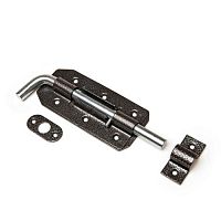 Засов накладной гаражный с круглым ригелем Делга ант серебро 20 шт/уп Засов накладной гаражный с круглым ригелем Делга ант серебро 20 шт/уп