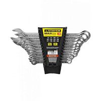 Набор ключей гаечных комбинированных, хромированных 12 шт. (8-24 мм), STAYER "MASTER", 27085-H12_Z01 Набор ключей гаечных комбинированных, хромированных 12 шт. (8-24 мм), STAYER "MASTER", 27085-H12_Z01