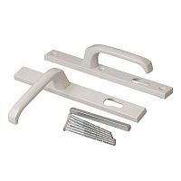 Нажимной гарнитур 25/92 с возвратной ручкой белый RAL 9016*** Нажимной гарнитур 25/92 с возвратной ручкой белый RAL 9016***