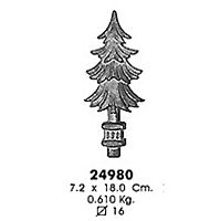 Пика кованая 75х180х16 мм 24980  Пика кованая 75х180х16 мм 24980