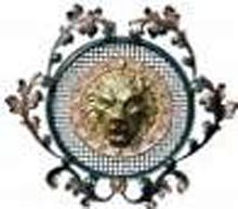 Узор Лев в кустах 590х120х550 мм Узор Лев в кустах 590х120х550 мм